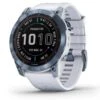 Garmin GPS Fenix 7X Sapphire Solar Weiß/Blau Ti