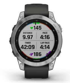 Garmin Fenix 7 Silber Mit Graphitfarbenem Armband -Angebote Trek Zelt Store fenix7 hr 1001 23 1280x1280
