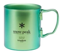 Snow Peak Titanium Double 450 Colored Mug